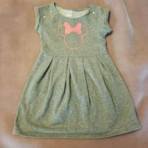 Gray Minnie mouse dress size 4T